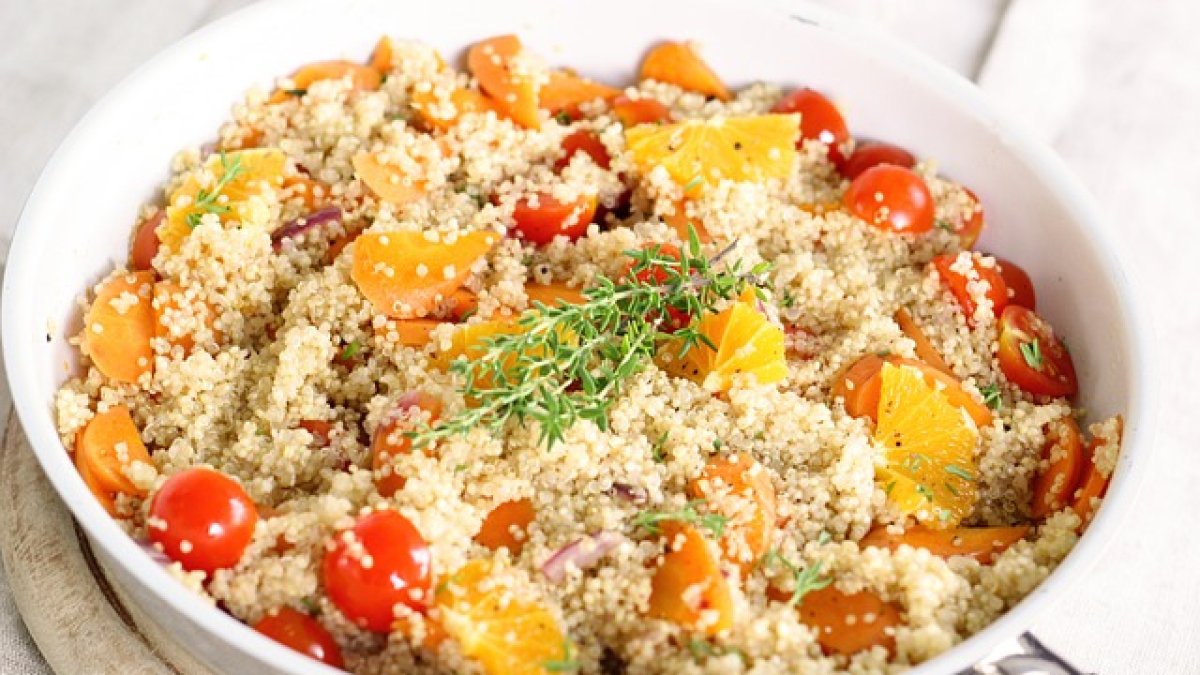 Quinoa para la cena de hoy.