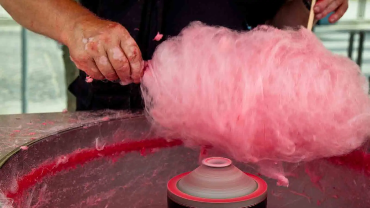 El típico algodón de azúcar.