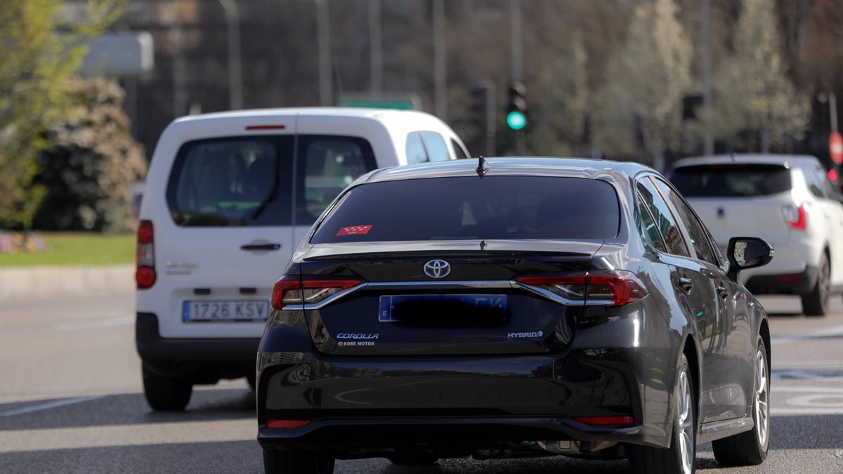 Imagen de archivo de un vehículo VTC.