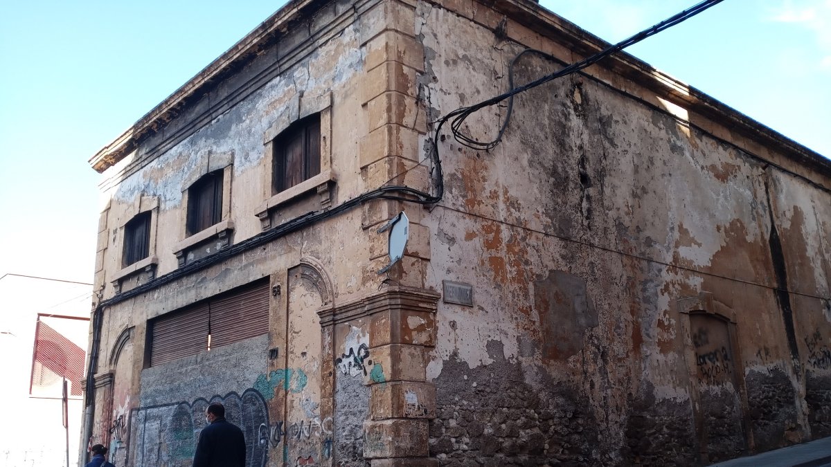 El edificio que será rehabilitado.