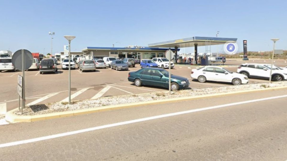 Gasolinera en la que ocurrieron los hechos.