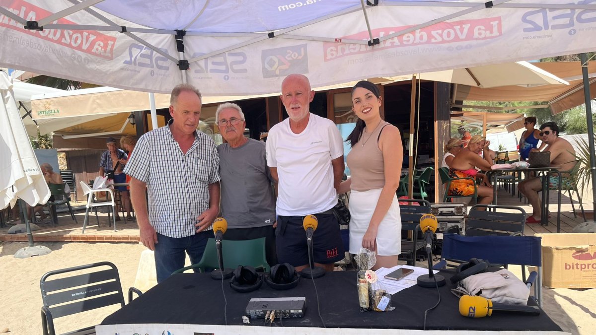 Francisco Fernández, Pedro Haro, Ángel Muñoz y Marina Ginés.