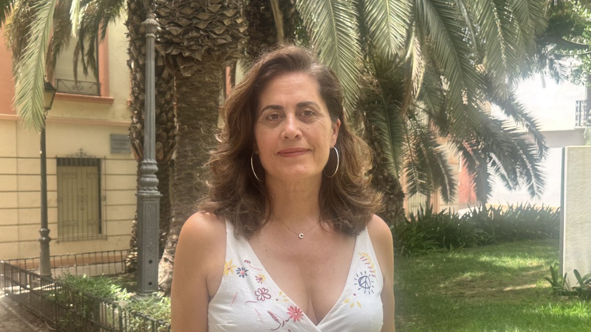 La concejal socialista Carmen Aguilar