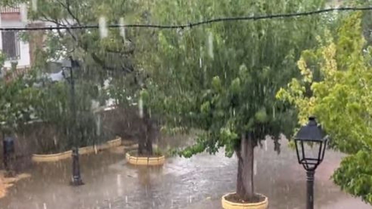 Tormenta en Oria.