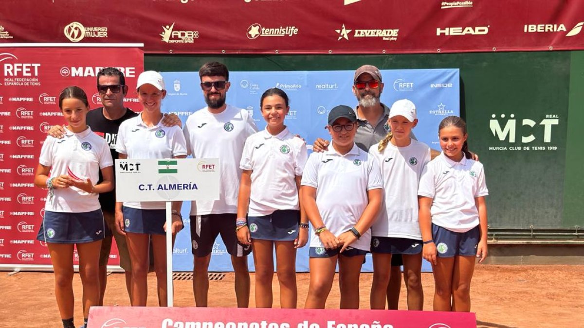 Son los campeones de España de Tenis.