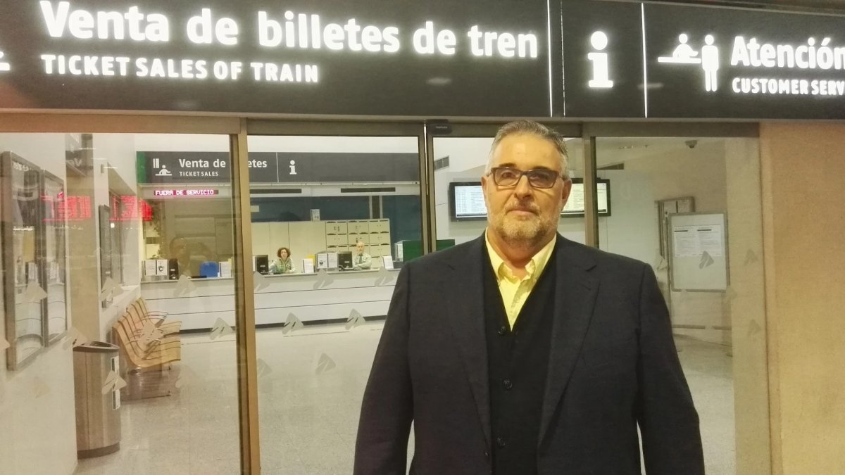 José Carlos Tejada, coordinador de la Mesa del Ferrocarril.