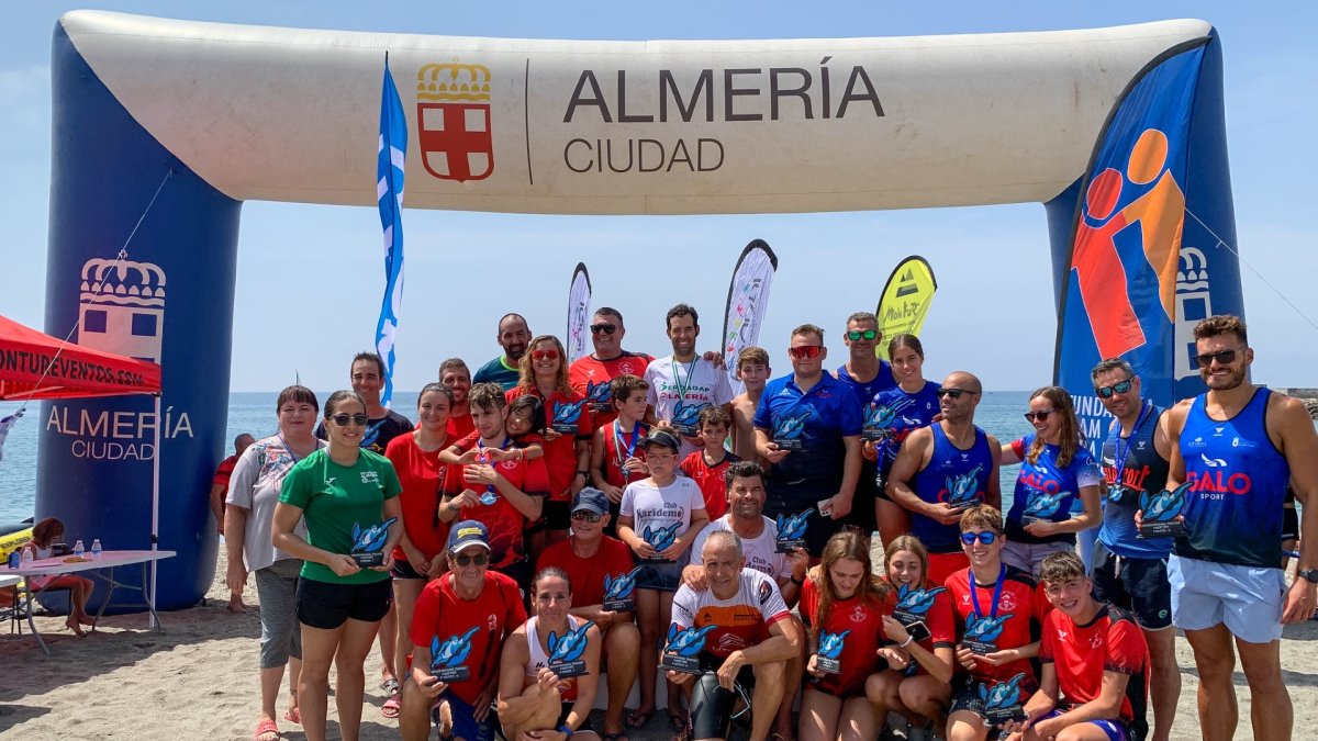 Los grandes de la natación en Almería.