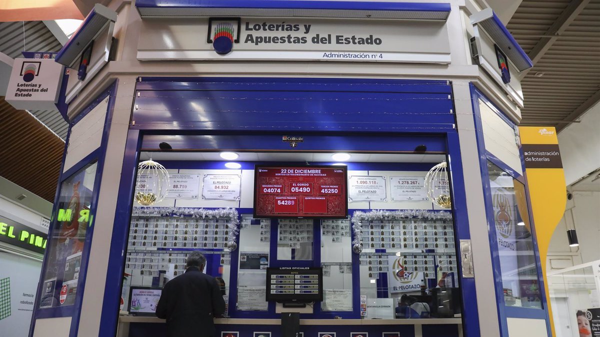 Imagen de archivo de una administración de Lotería.