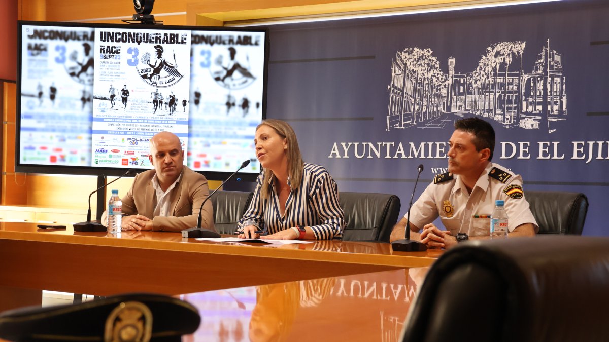 Presentación de la carrera solidaria.