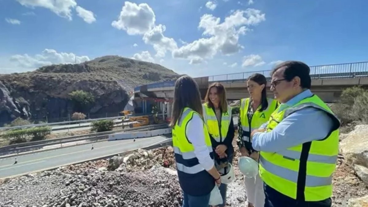 Imagen de archivo de una visita a las obras meses atrás.