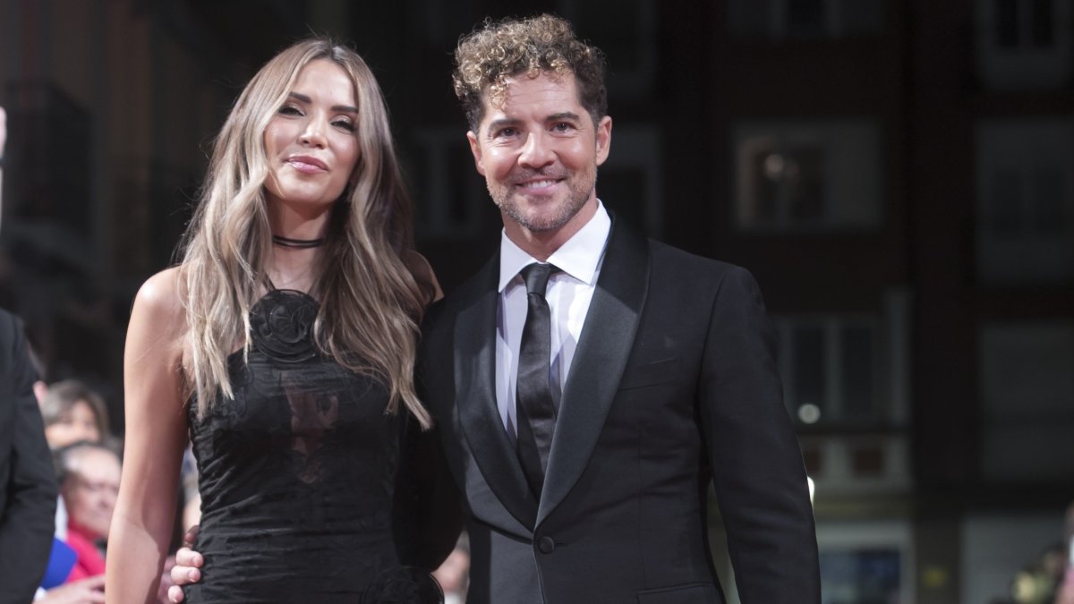 Rosanna Zanetti y David Bisbal, el lunes en Vitoria. Foto: FesTVal.
