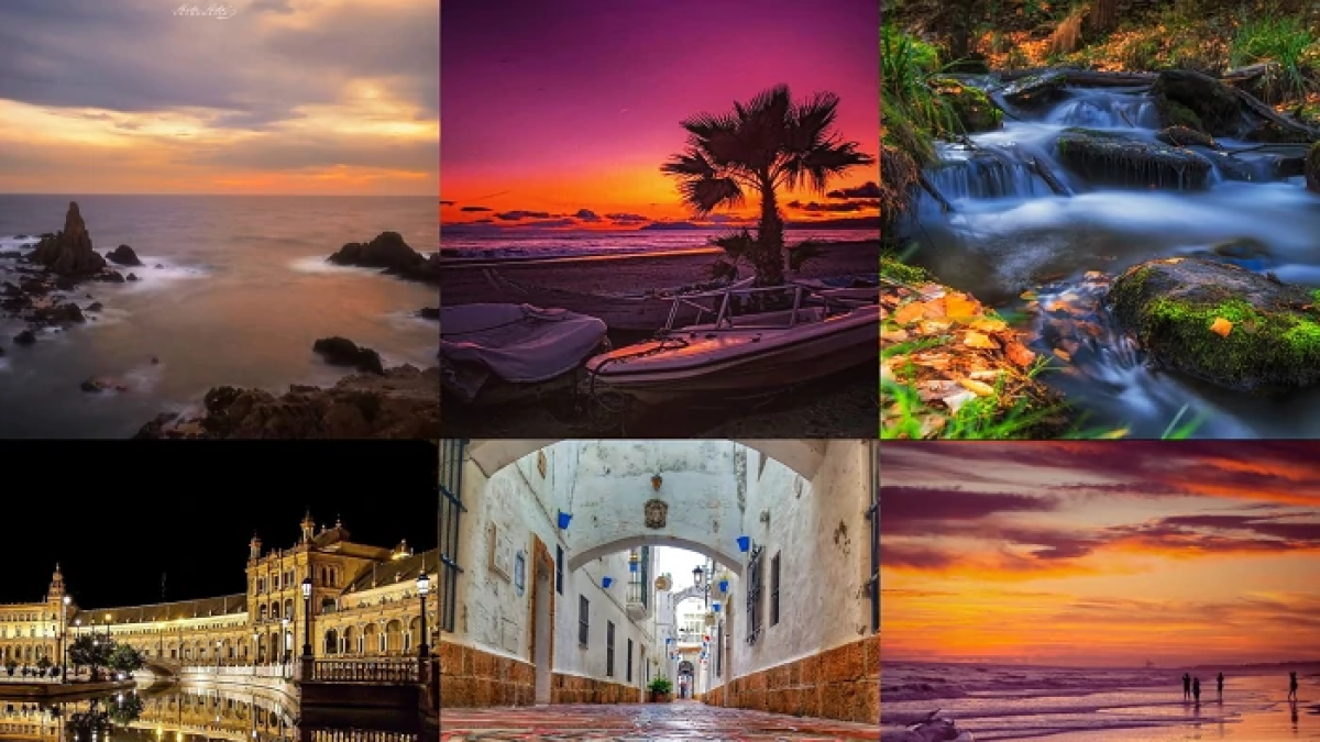 Imágenes andaluzas presentes en el certamen.