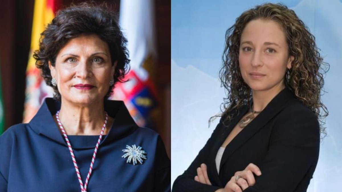 Carmen Navarro y Rebeca Gómez.