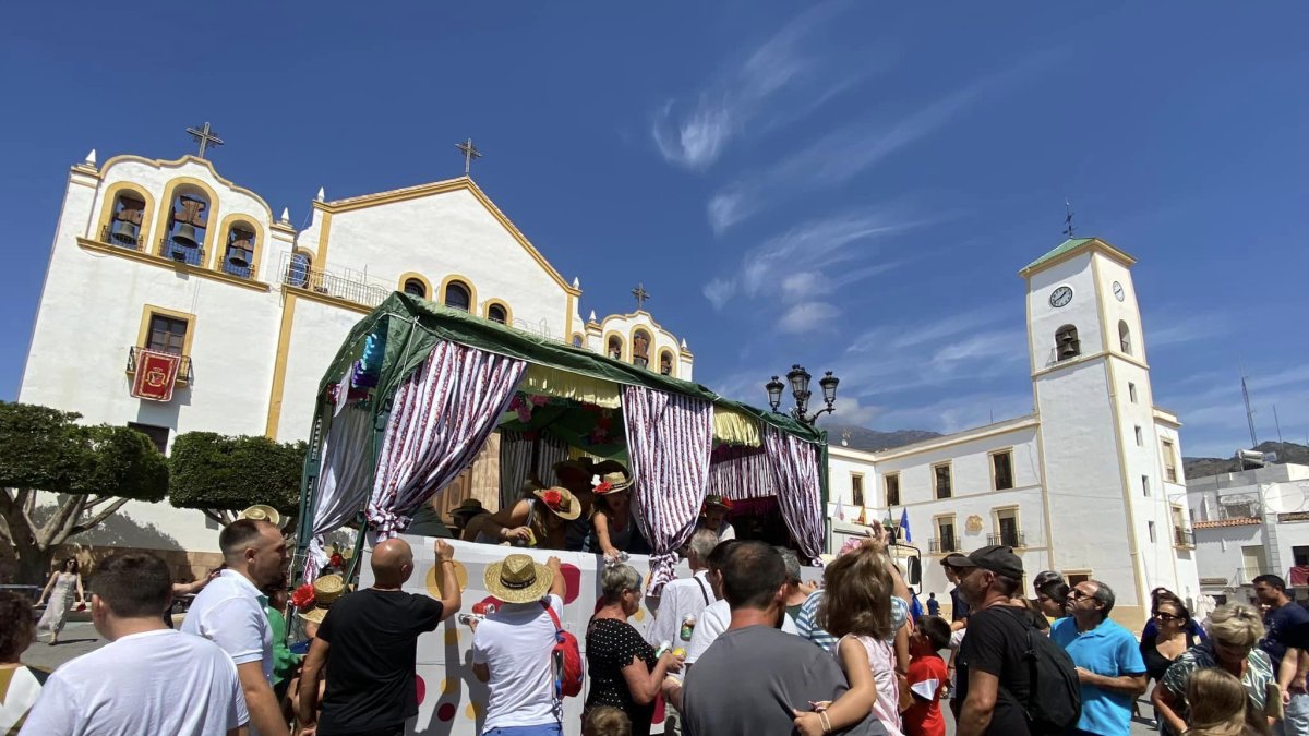 Inicio de las fiestas del Cristo de la Luz en Dalías.