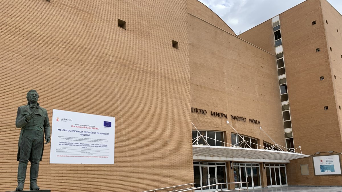 Fachada del Auditorio Municipal Maestro Padilla