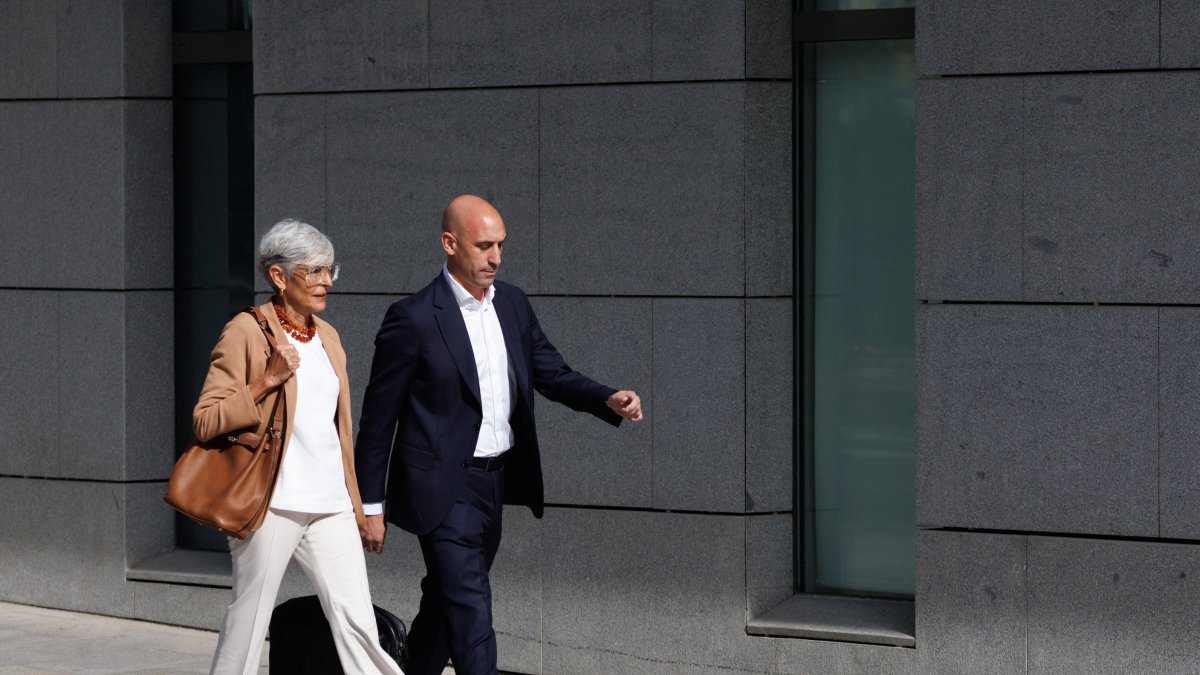 Luis Rubiales este viernes.