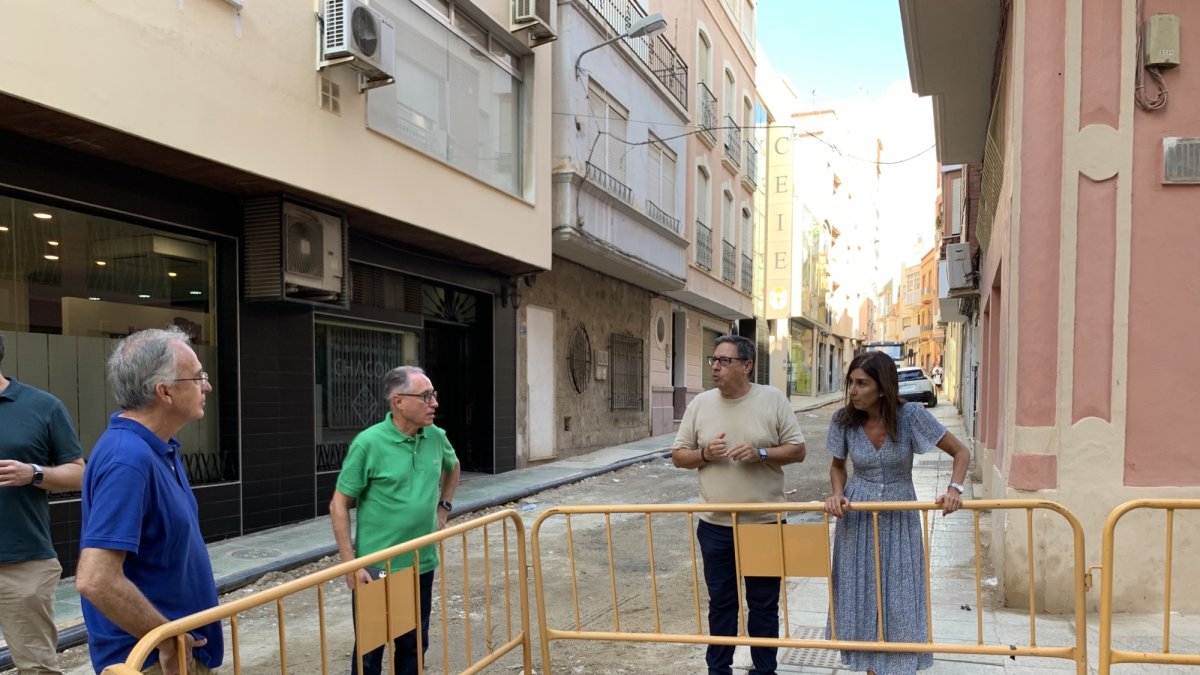 Sacramento Sánchez ha visitado las obras.