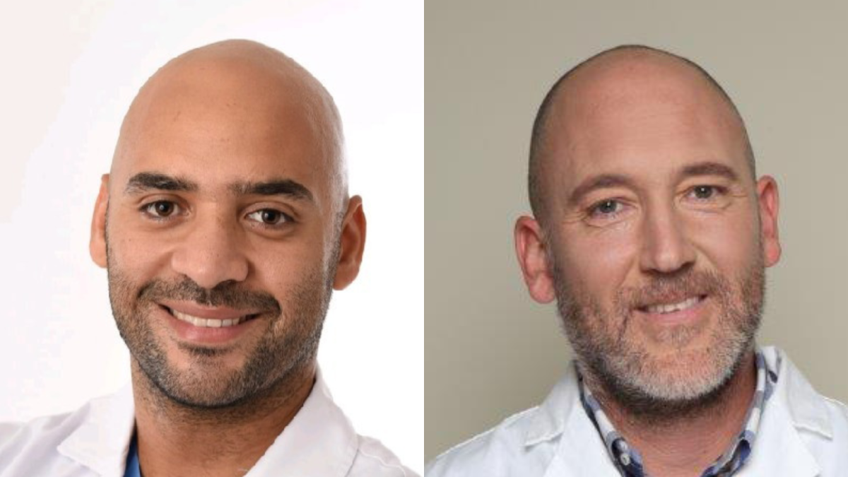 Urólogo Dr. Harold Almonte y José Luis Esteller, nutricionista, del Hospital Vithas Almería