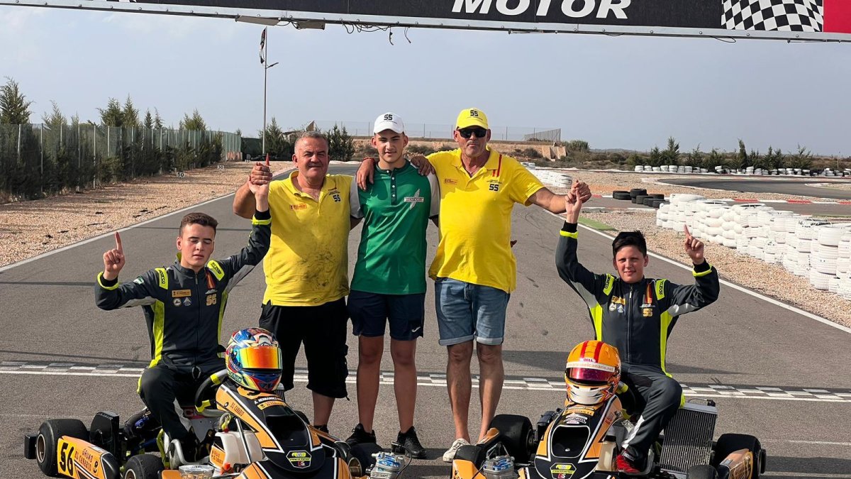 Los pilotos almerienses brillan en tierras murcianas.