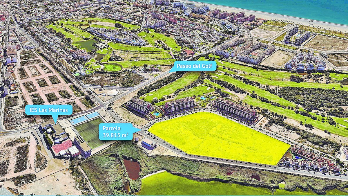 Terrenos sobre los que se levantará el futuro hospital privado