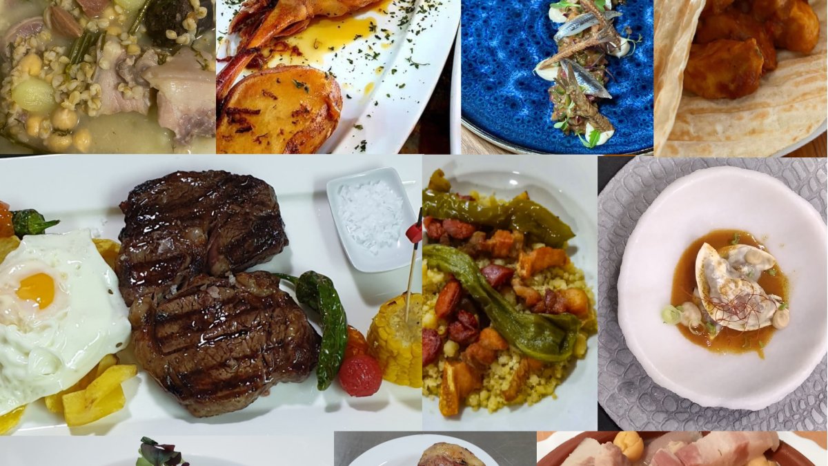 Imágenes de algunos de los platos propuestos para esta Ruta de Sabores Almanzora.