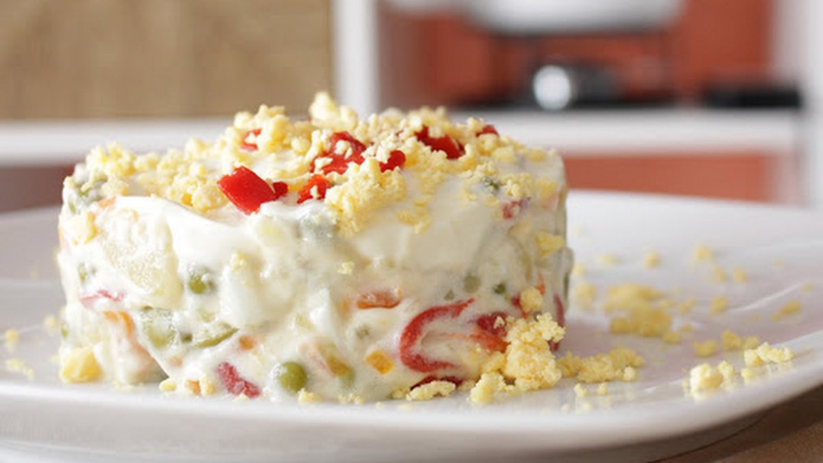 Ensaladilla rusa, el plato estrella del menú de este domingo.