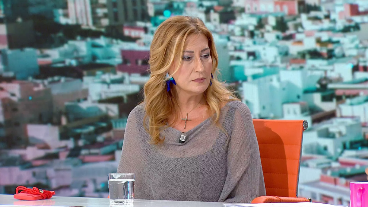 La enfermera almeriense que denunció haber sido besada a la fuerza por un compañero, en el programa de Sonsoles Ónega.