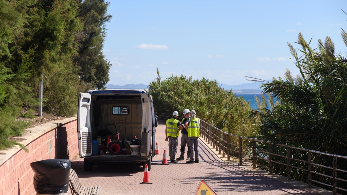 Los trabajos ya están en la zona del Paseo de Ribera