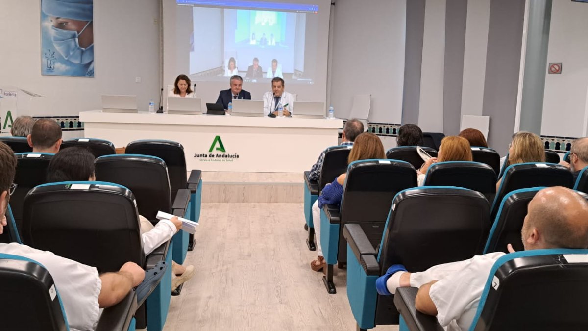 Desarrollo de la acción formativa en el Hospital de Poniente.