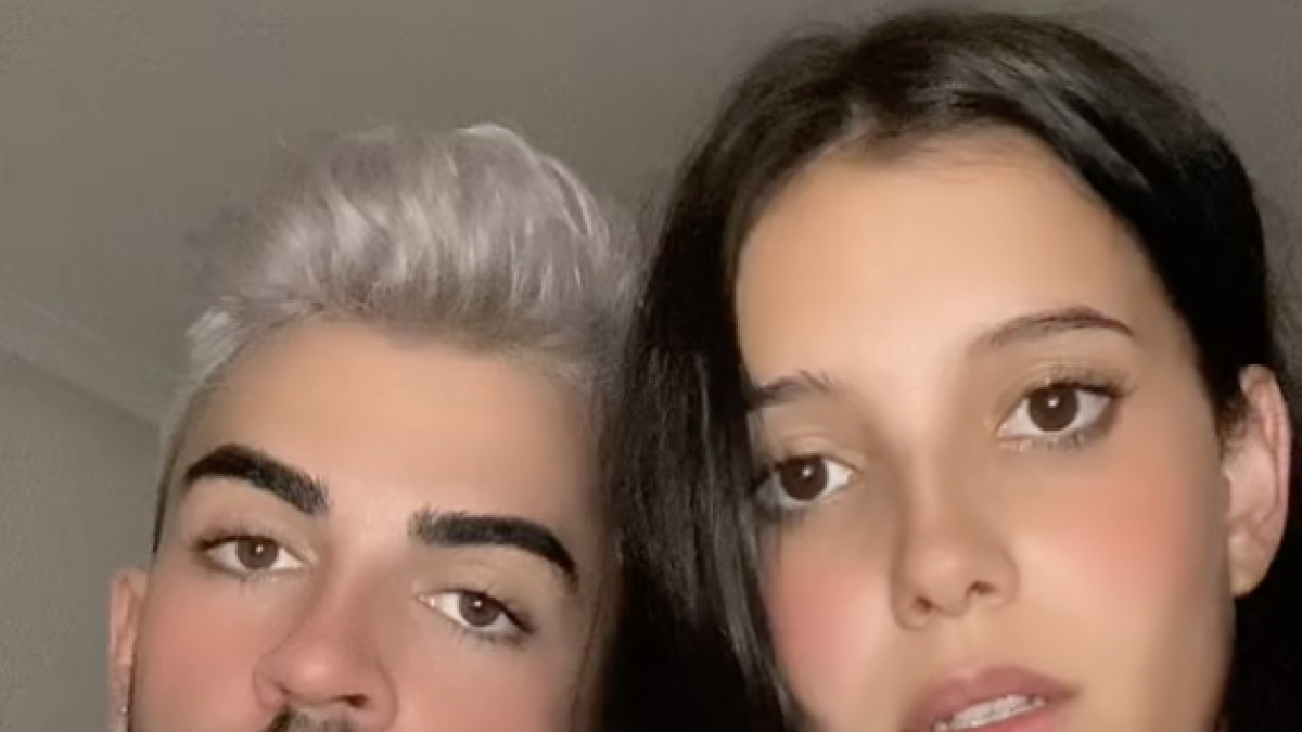 Imagen del vídeo colgado por los chicos en TikTok.