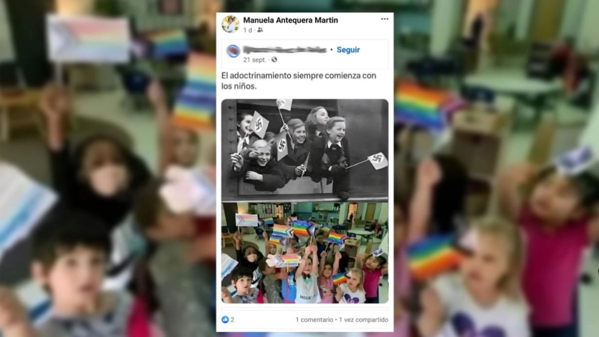 Imagen de la publicación compartida en redes sociales.