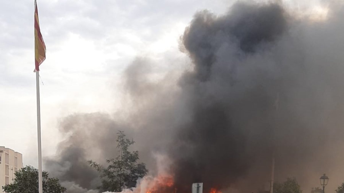 Incendio en una churrería en Albox.