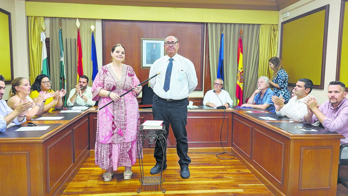 Pleno en Turre el pasado mes de junio para elegir a la alcaldesa.