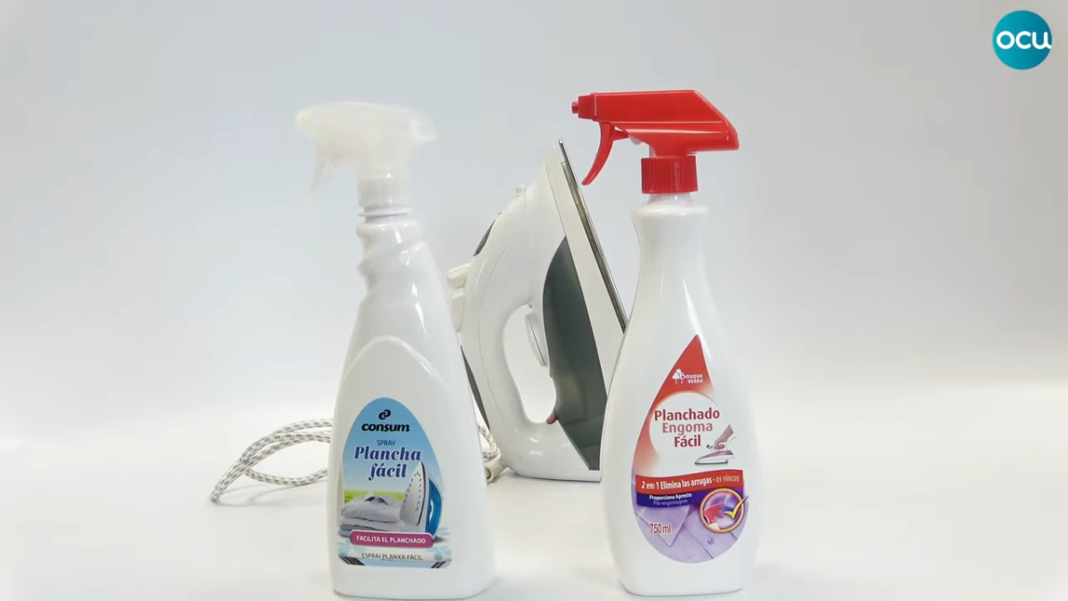 Dos de los productos de planchado fácil./ OCUTV