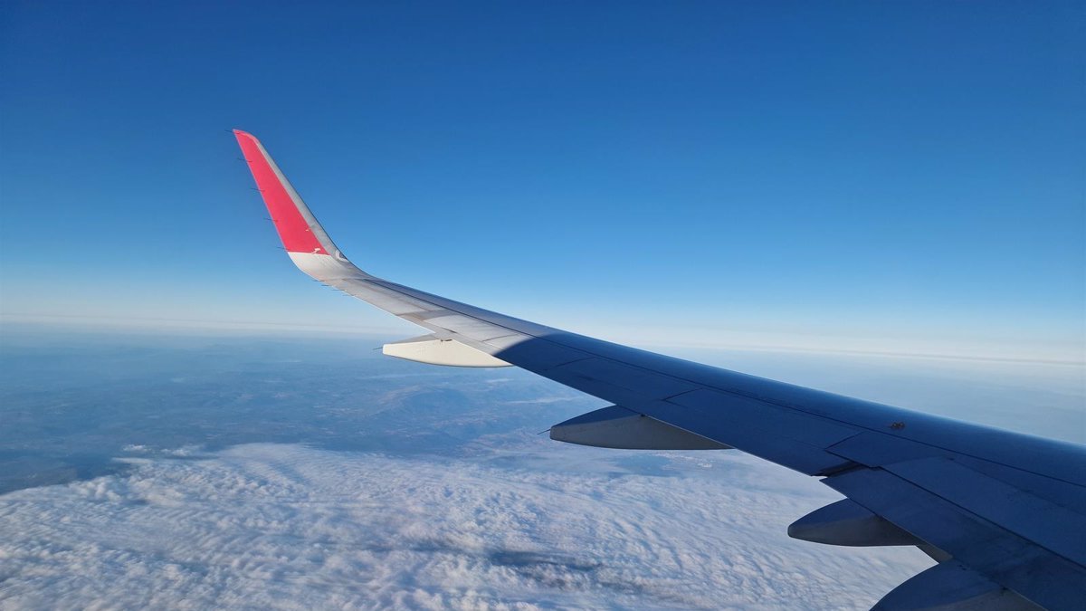 Imagen de archivo de un avión.