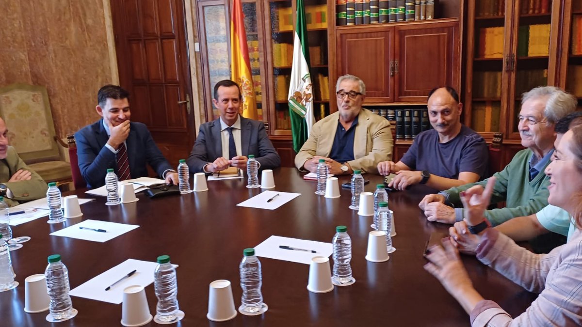 Reunión en la Sudelegación del Gobierno.