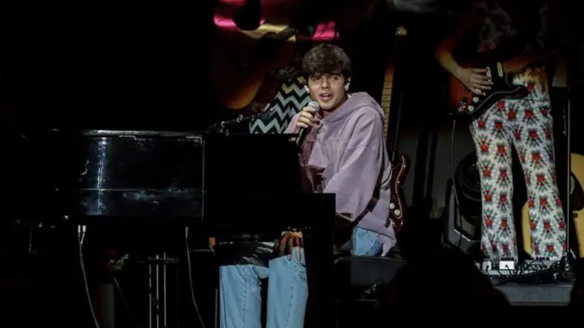 Iñigo Quintero, en un concierto en el WiZink Center.