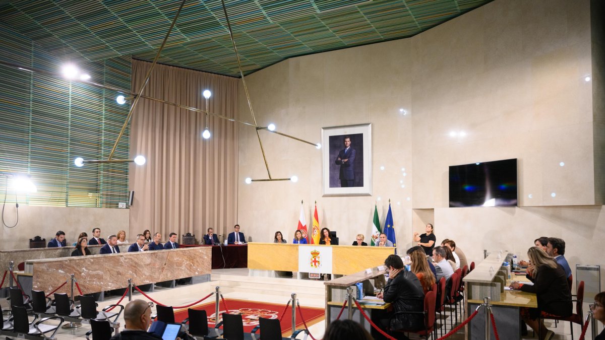 Vista de la última sesión plenaria en la capital