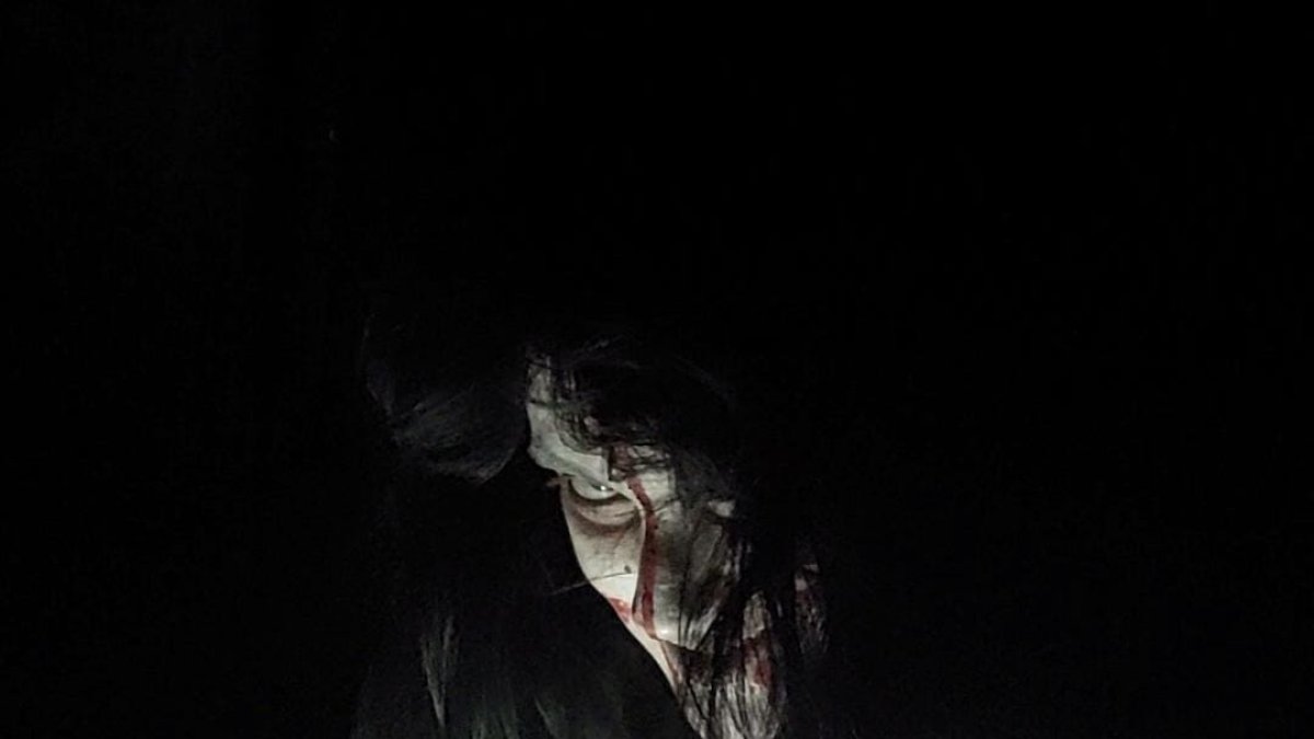 Uno de los personajes del pasaje del terror del Callejón del Friki.