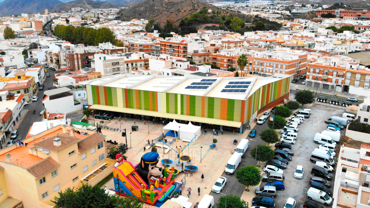 El Centro de Usos Múltiples (CUM) donde se celebrará ExpoBerja Alpujarra.