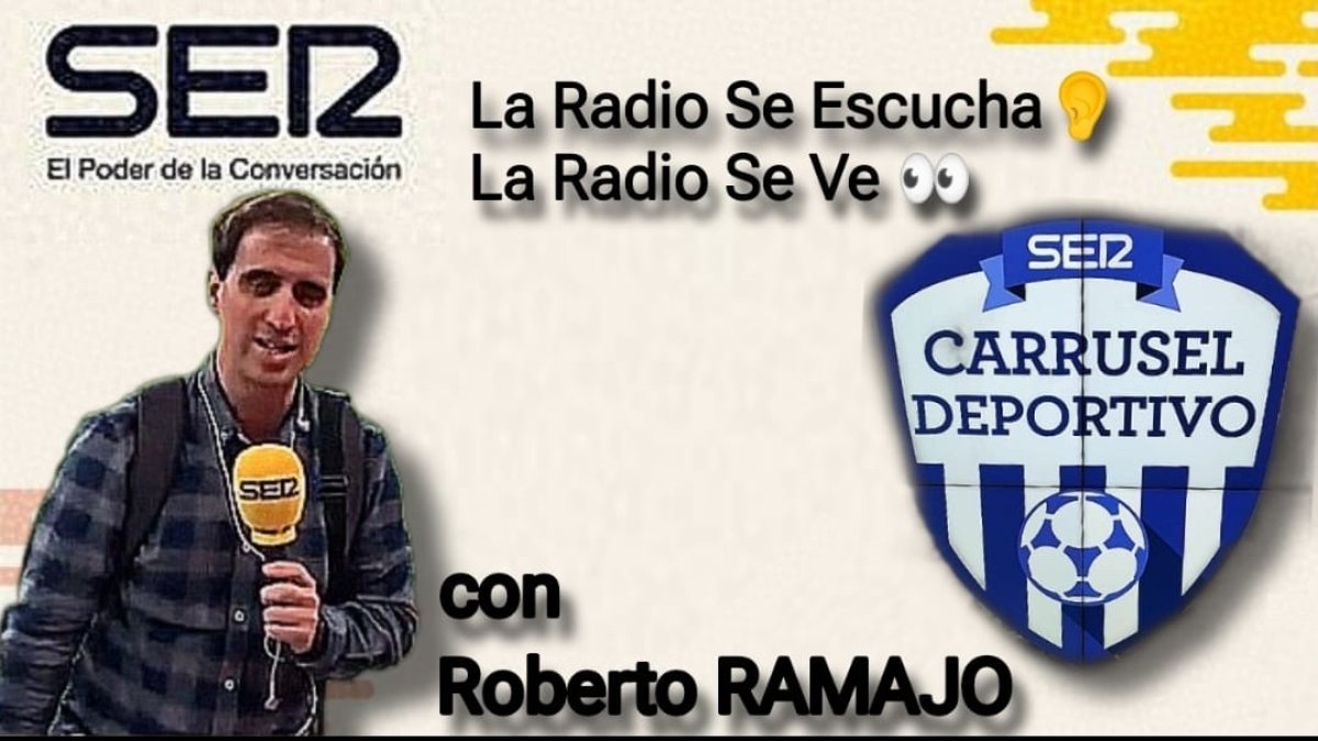 Roberto Ramajo, la voz de la Real Sociedad en el Carrusel Deportivo.