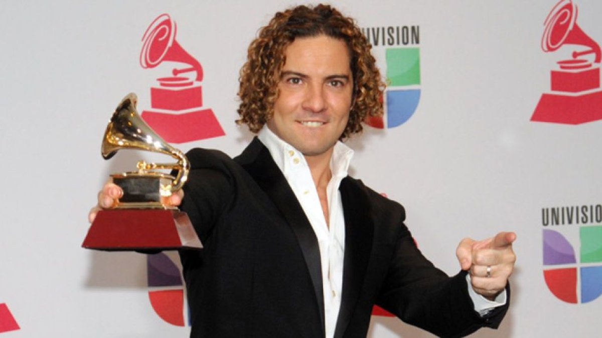 David Bisbal, premiado en los Grammy Latinos.