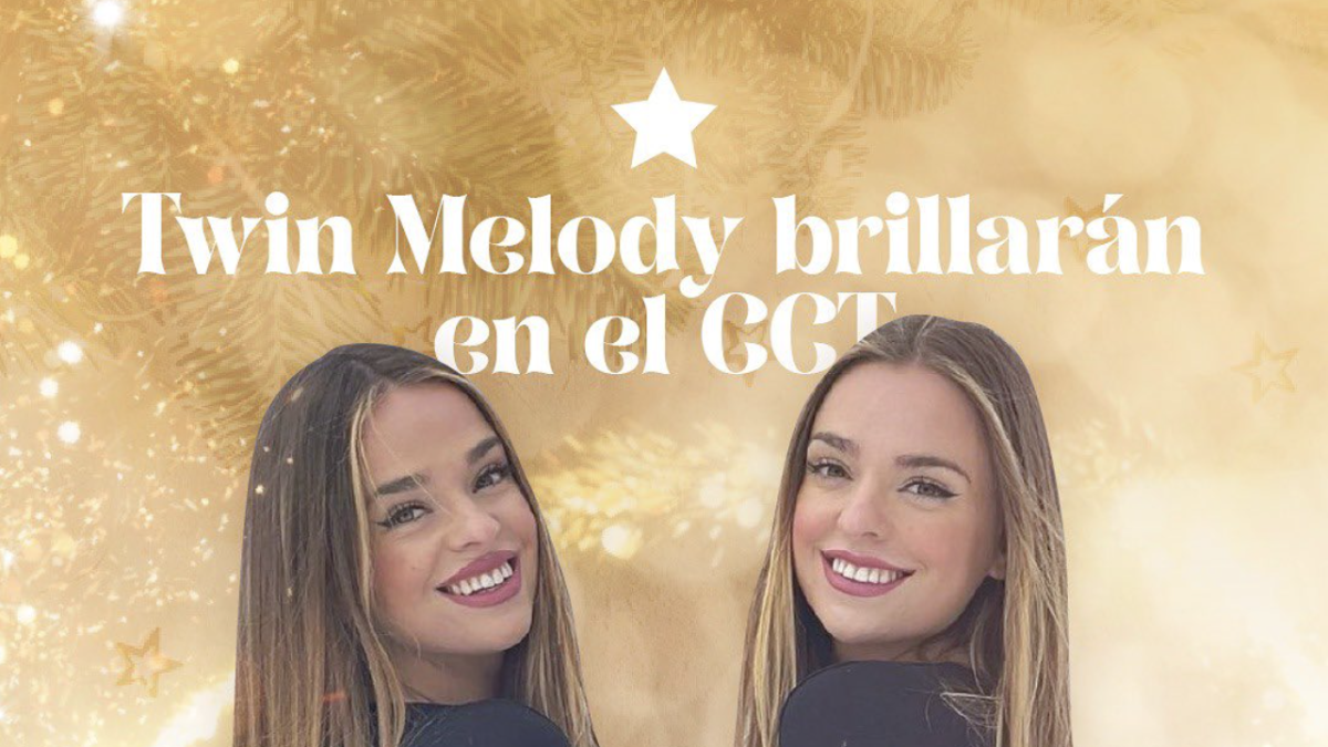 Las tiktokers Twin Melody acudirán al encendido./ Centro Comercial Torrecárdenas