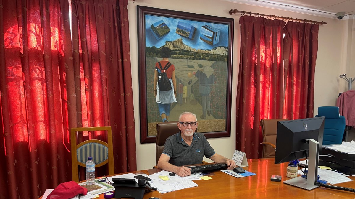 Antonio López, presidente de la Comunidad de Usuarios de Aguas de la Comarca de Níjar.