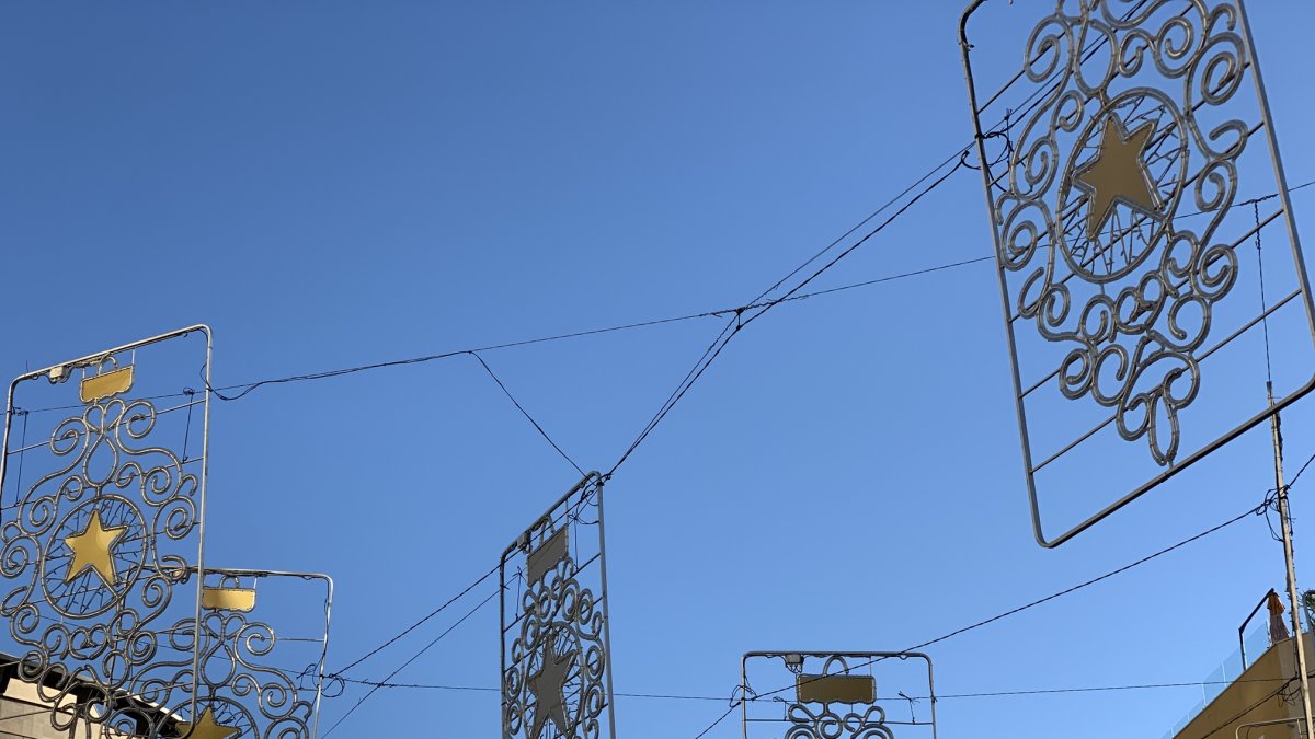 Luces de Navidad en Almería para este 2023.