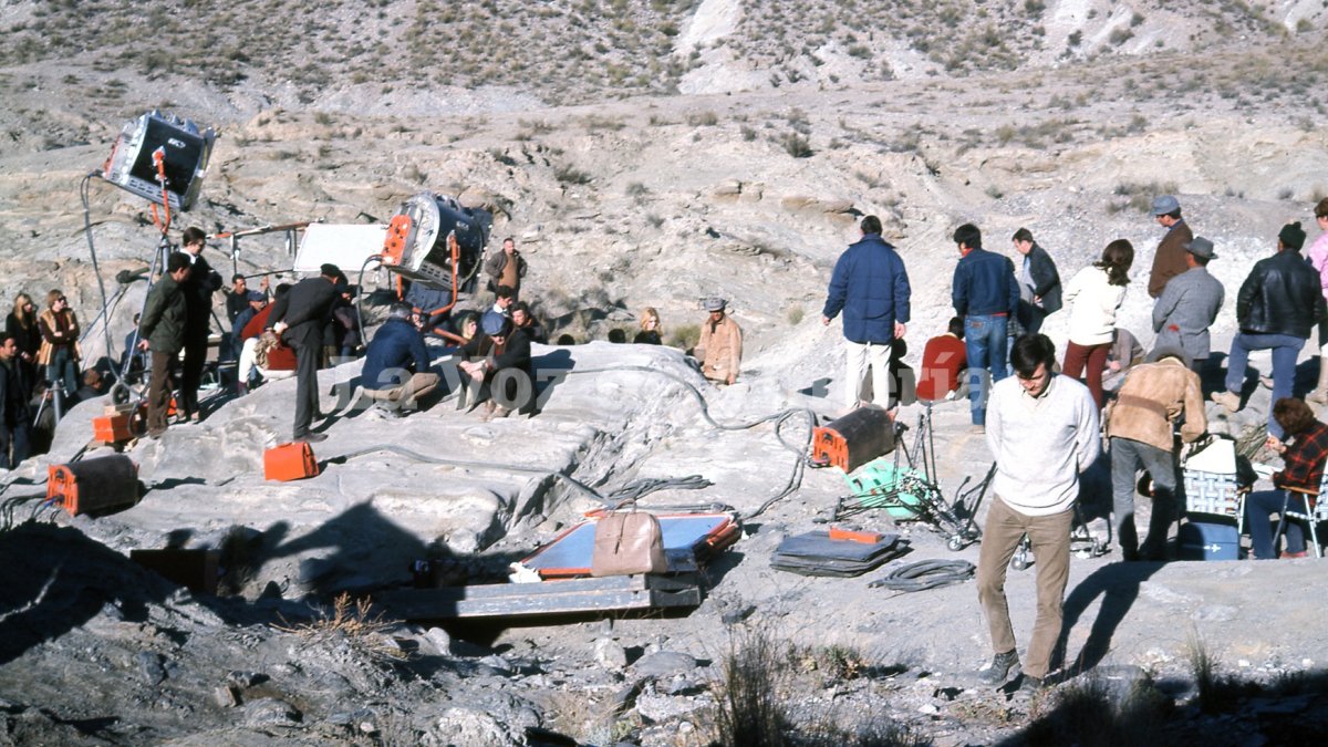 Teníamos el mejor plató natural del mundo para rodar películas. Rodaje de Shalako en 1968.