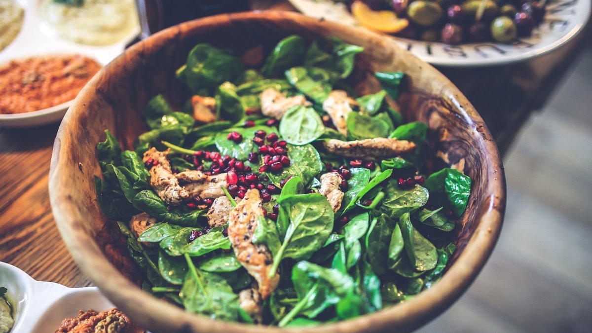 Acelgas salteadas con jamón.