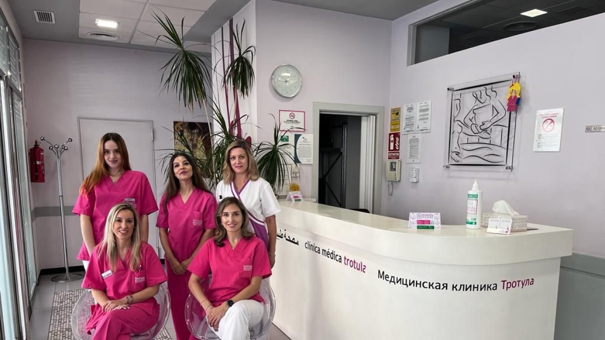 Parte del equipo humano de Clínica Trotula Ruggiero.
