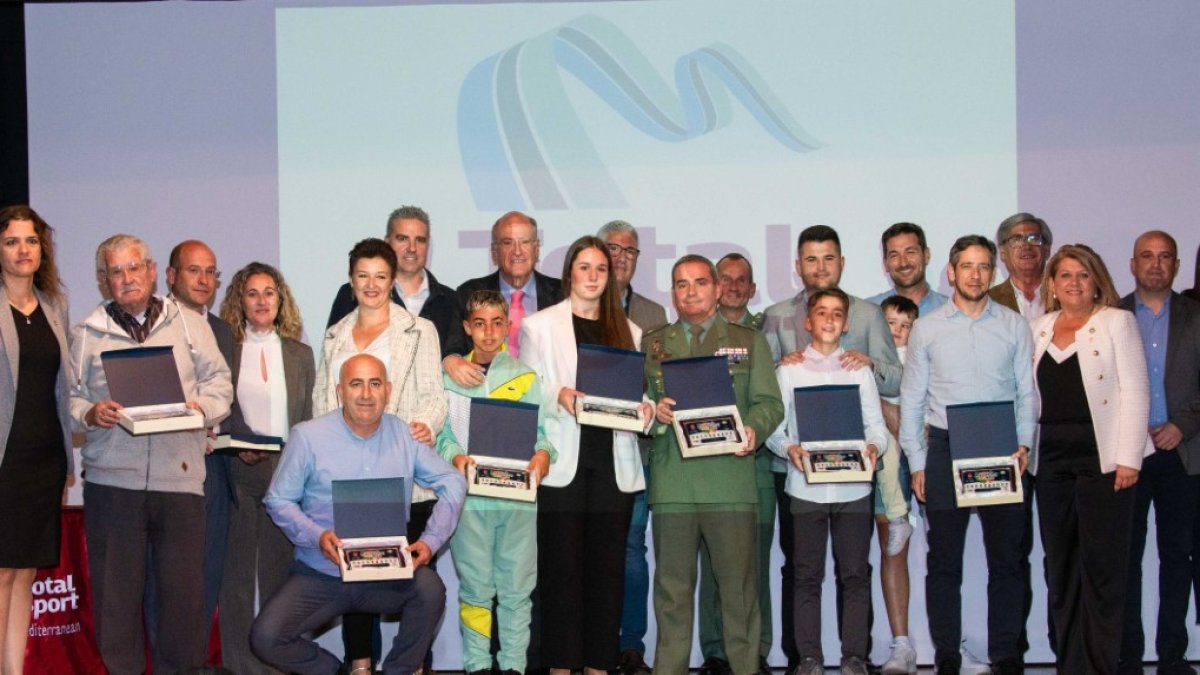 Los protagonista de una fiesta del deporte.