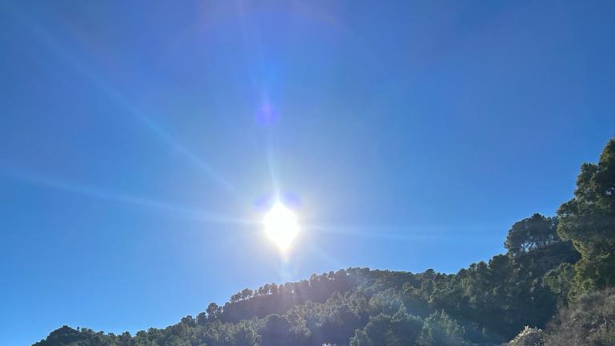 Un momento de la caminata por el sendero.